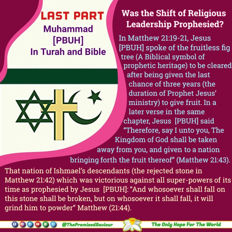 Prophet Muhammad in Torah and Bible