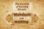 Mahdism and Awaiting