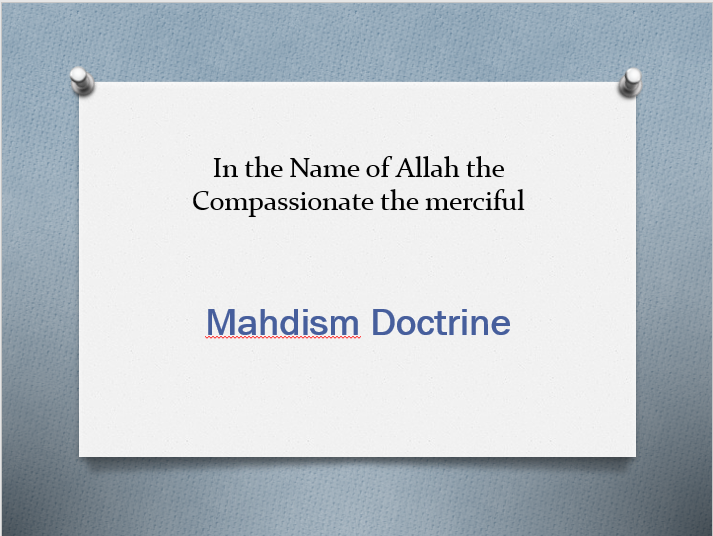 Mahdism Doctrine