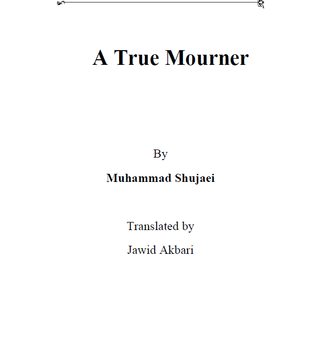 A True Mourner