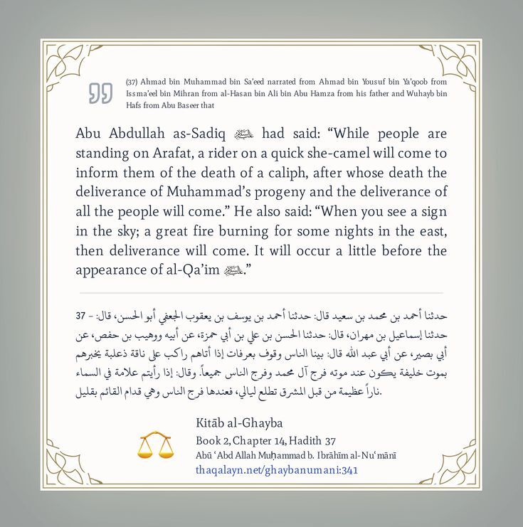 Some Mahdavi Hadiths